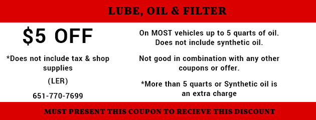 Lube, Oil & Filter